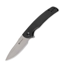 Складной нож SENCUT Tynan 10Cr15CoMoV Steel Gray Stonewashed Handle Stainless Black