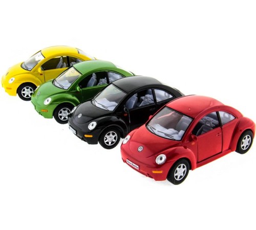 Машина Kinsmart 1:32 Volkswagen New Beetle инерция (1/12шт.)  б/к