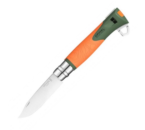 Нож Opinel №12 Explore, оранжевый, блистер, 002143