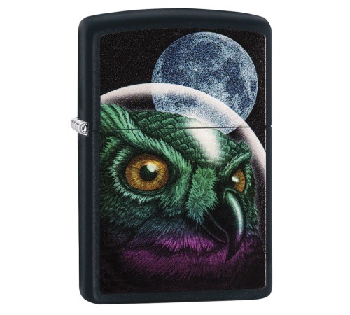 Зажигалка ZIPPO Classic с покрытием Black Matte, латунь/сталь, чёрная, матовая, 36x12x56 мм
