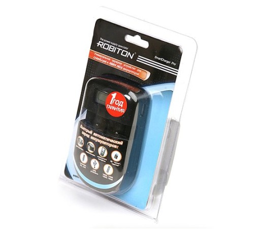 Зарядное устройство Robiton SmartCharger Pro с дисплеем BL1, 10300