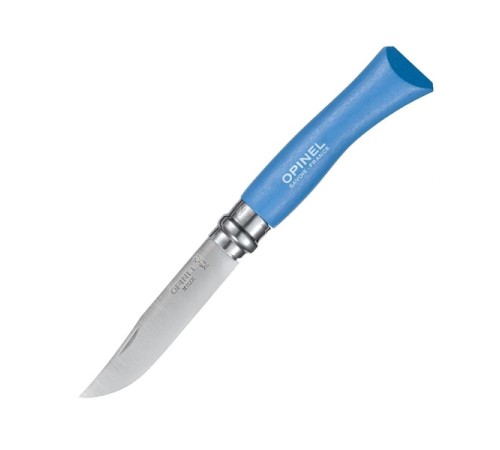 Нож Opinel №7, нержавеющая сталь, синий, блистер, 001606