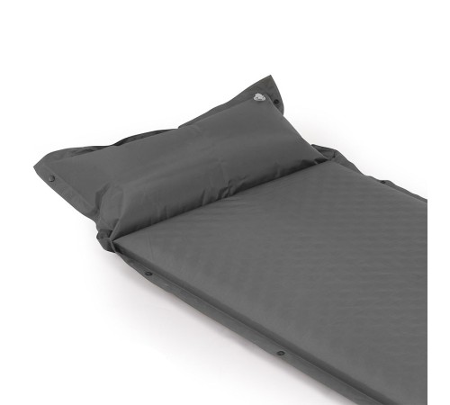 Коврик c подушкой самонадувной Naturehike CNK2300DZ014 D01 серый 3см, 6976023923395