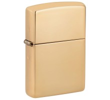 Зажигалка ZIPPO Armor® с покрытием High Polish Brass, латунь/сталь, золотистая, 38x13x57 мм