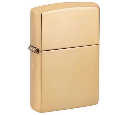 Зажигалка ZIPPO Armor® с покрытием High Polish Brass, латунь/сталь, золотистая, 38x13x57 мм