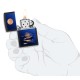 Зажигалка ZIPPO Moon Sunset с покрытием Black Light, латунь/сталь, чёрная, матовая, 38x13x57 мм