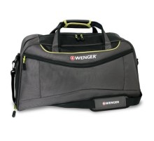 Сумка WENGER, серый/салатовый, полиэстер 900D, 57х28х30 см, 53 л