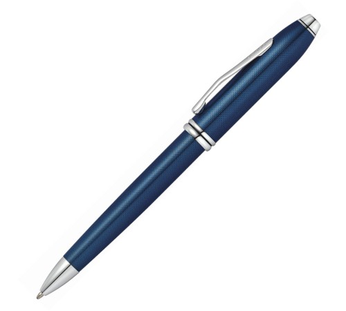 Шариковая ручка Cross Townsend. Цвет - синий.