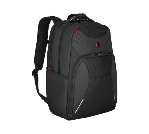 Рюкзак WENGER Cosmic, серый, ПВХ/полиэстер,34 x 49 x 23 см,30л