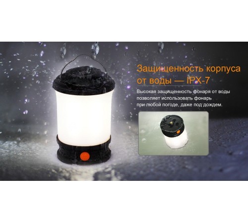 Фонарь Fenix CL30R черный