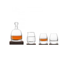 Набор для виски с деревянными подставками Lsa International Islay Whisky
