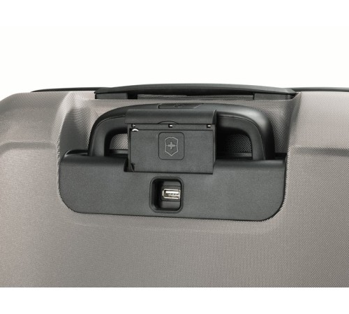 Чемодан VICTORINOX Connex, серый, поликарбонат Makrolon, 40x20x55 см, 34 л