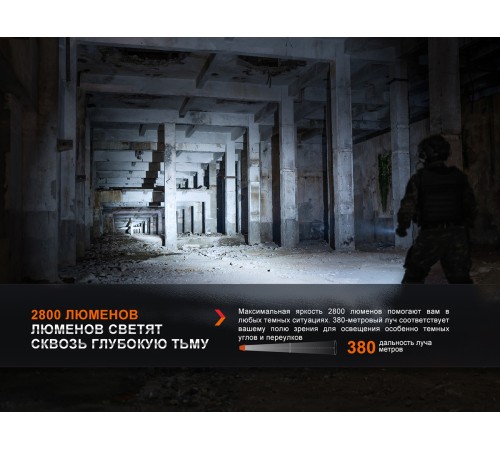 Тактический фонарь Fenix PD36R Pro, PD36RPRO