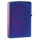 Зажигалка ZIPPO Classic с покрытием High Polish Indigo, латунь/сталь, синяя, глянцевая, 38x13x57 мм