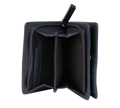 Кошелёк Cross Monaco Navy, кожа наппа, гладкая, цвет тёмно-синий, 11 x 9 x 2,5 см