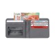 Бумажник VICTORINOX Travel Essentials Bi-Fold Wallet, с защитой от сканирования RFID, серый, полиэстер, 11x2x10 см
