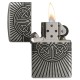 Зажигалка ZIPPO Armor® с покрытием Antique Silver, латунь/сталь, серебристая, матовая, 38x13x57 мм