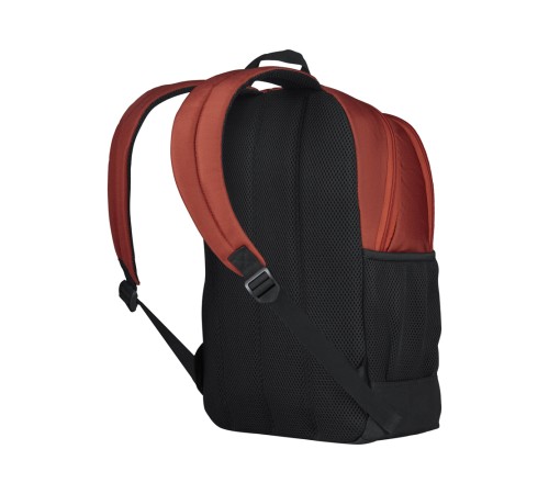 Рюкзак WENGER Quadma 16'', кирпичный/черный, полиэстер, 33x17x43 см, 22 л