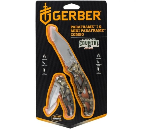 Нож Gerber Paraframe Combo,Mossy Oak, 31-003207NDIP
