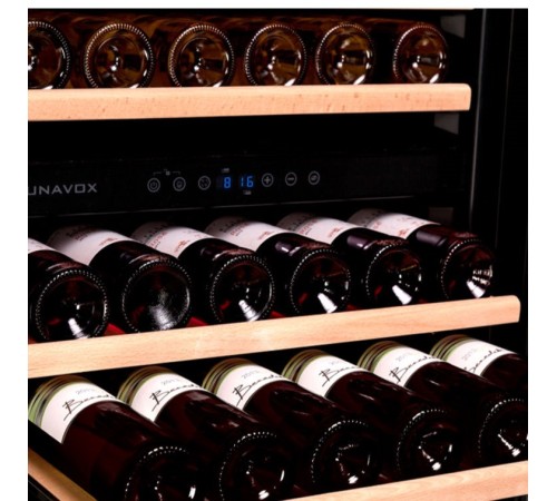 Винный шкаф компрессорный Dunavox DX-166.428DBK