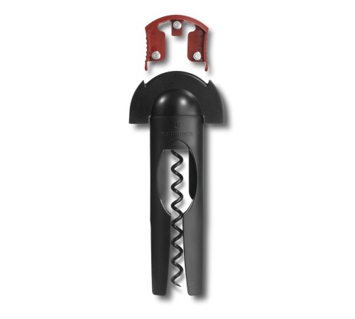 Штопор VICTORINOX с ножом для снятия фольги, сталь с тефлоновым покрытием, чёрный