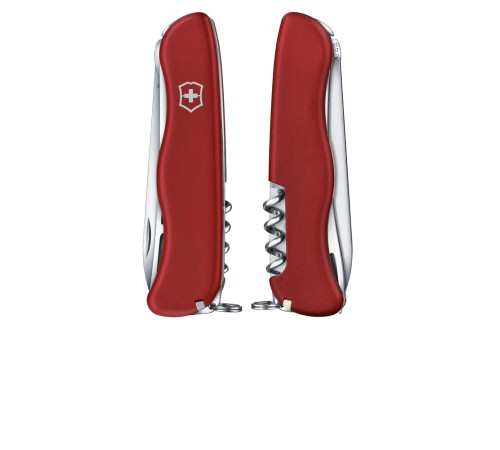 Нож перочинный VICTORINOX Cheese Master, 111 мм, 8 функций, с фиксатором лезвия, красный