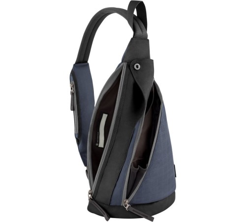 Рюкзак с одним плечевым ремнём VICTORINOX Monosling, синий, нейлон Versatek™, 23x14x41 см, 13 л