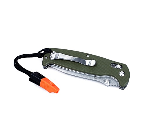 Нож Ganzo G7412-WS зеленый, G7412-GR-WS