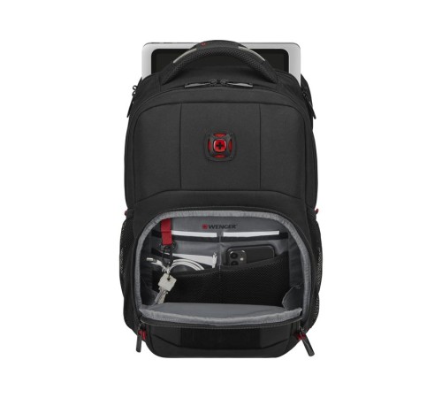 Рюкзак WENGER PlayerMode 15.6”, чёрный, 100% полиэстер, 30х23х46 см, 20 л