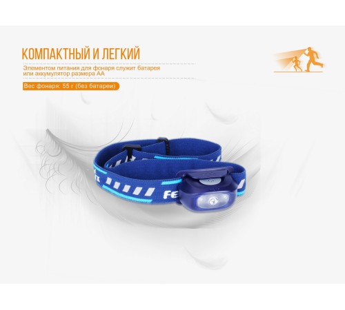 Налобный фонарь Fenix HL16 желтый, HL16ye