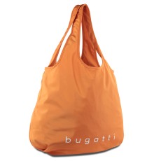 Сумка-шоппер BUGATTI Bona, оранжевая, полиэстер/сатиновый нейлон, 55х2х45 см, 23 л
