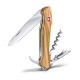 Нож перочинный VICTORINOX Wine Master, 130 мм, 6 функций, с фиксатором, рукоять из оливкового дерева