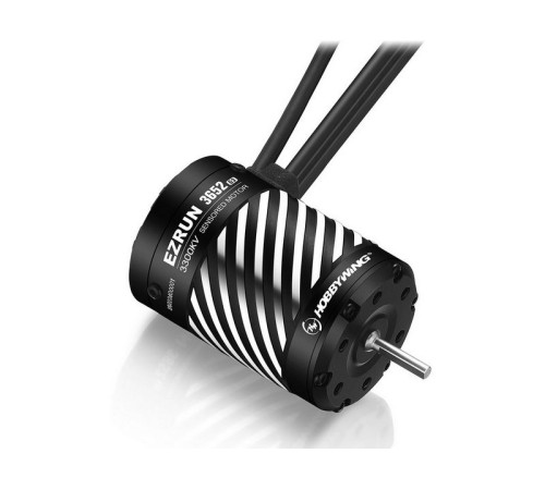 Бесколлекторный мотор Hobbywing EZRUN-3652SD-3300KV-BLACK-G3 (3.175/15мм, 1/10) бессенсорный