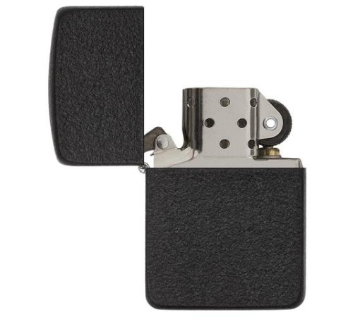 Зажигалка ZIPPO 1941 Replica, латунь с покрытием Black Crackle, черный, матовая, 38x13x57 мм
