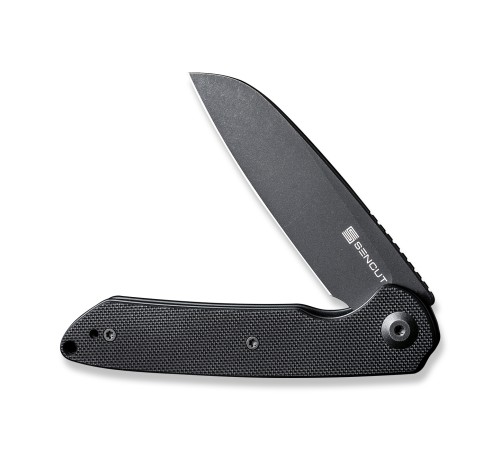 Складной нож SENCUT Kyril 9Cr18MoV Steel Black Stonewashed Handle G10 Black