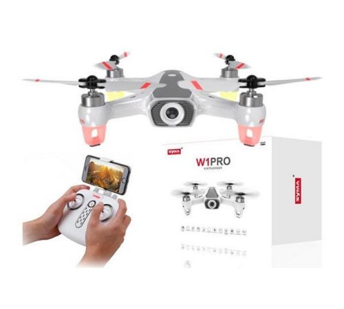 Радиоуправляемый квадрокоптер Syma W1PRO brushless с FPV по Wi-Fi, барометр, GPS, 6-AXIS, 2.4G RTF
