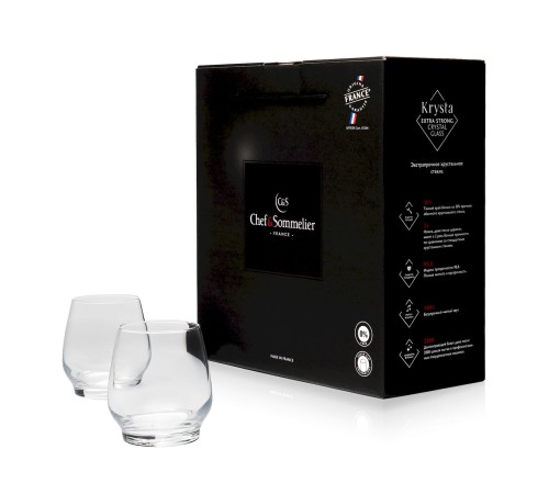 Бокалы для воды и коктейлей Chef&Sommelier Absoluty 250 мл. / 2 шт. в п/у.