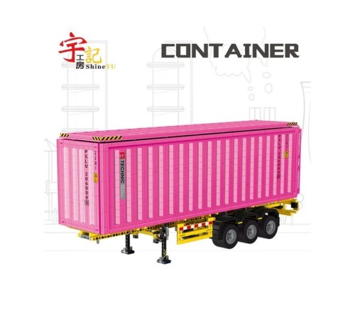 Конструктор RCM прицеп - контейнер (3565 деталей) для тягача YC-22013