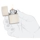 Зажигалка ZIPPO Classic с покрытием Mercury Glass, латунь/сталь, бежевая, матовая, 38x13x57 мм