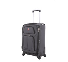 Чемодан SWISSGEAR SION, серый, полиэстер 750x750D добби, 35 x 25 x 55 см, 24 л