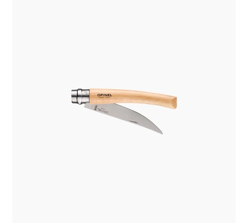 Нож филейный Opinel №10,  нержавеющая сталь, рукоять из дерева бука