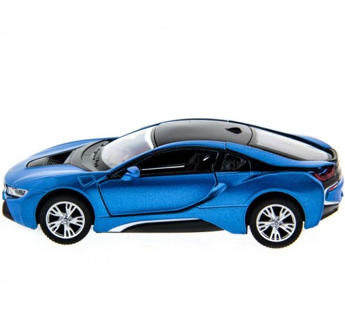 Машина Kinsmart BMW i8 инерция (1/12шт.) 1:36 б/к