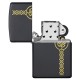 Зажигалка ZIPPO Celtic Design с покрытием Black Matte, латунь/сталь, чёрная, матовая, 38x13x57 мм
