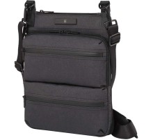 Сумка наплечная VICTORINOX Architecture Urban Wilson, серая, ткань Nüwa®/кожа