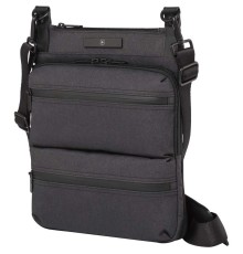 Сумка наплечная VICTORINOX Architecture Urban Wilson, серая, ткань Nüwa®/кожа