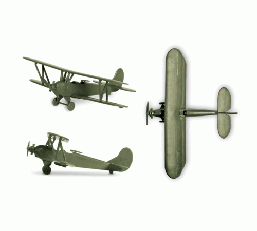 Сборная модель ZVEZDA Ночной бомбардировщик/разведчик По-2, 1/144