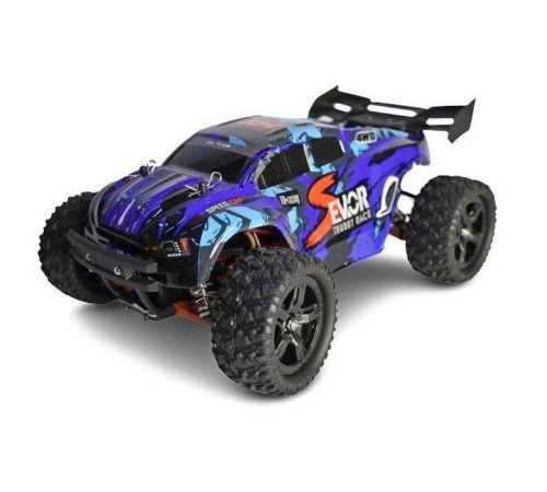 Радиоуправляемая трагги Remo Hobby S EVO-R UPGRADE (синяя) 4WD 2.4G 1/16 RTR