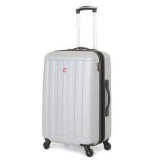 Чемодан SWISSGEAR USTER, серебристый, АБС-пластик, 47x29x77 см, 94 л