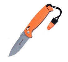 Нож Ganzo G7412P-WS оранжевый, G7412P-OR-WS