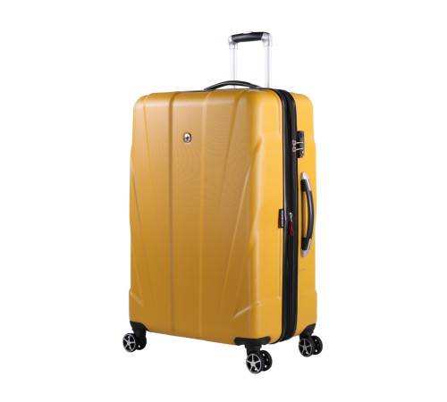 Чемодан SWISSGEAR ADAMS, желтый, АБС-пластик, 52 x 31 x 78 см, 96 л